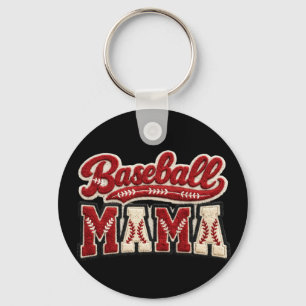 Porte-clés Maman de baseball