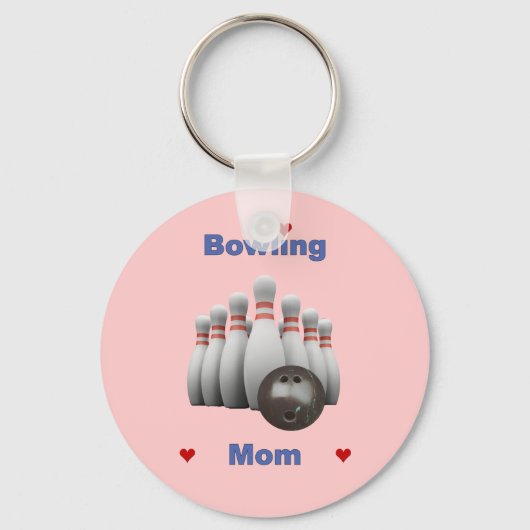 Porte-clés Maman de bowling (Recto)