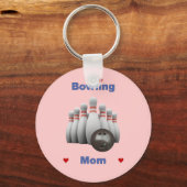 Porte-clés Maman de bowling (Recto)
