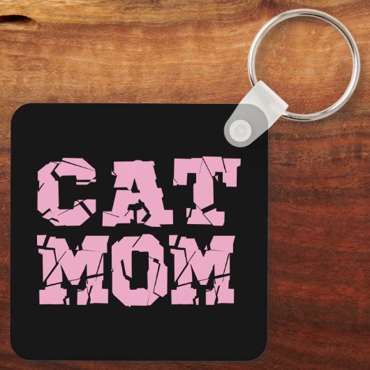 Porte-clés Maman de chat (Verso)