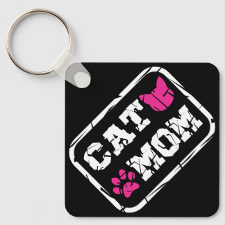 Porte-clés Maman de chat