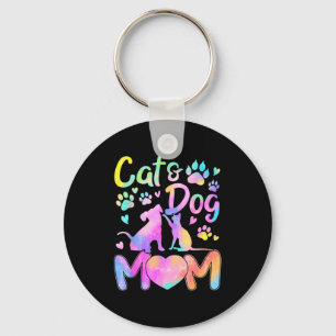 Porte-clés Maman de chat maman de chien fille femmes fête des