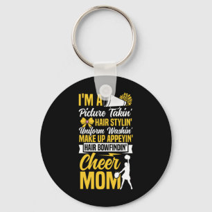 Porte-clés Maman de cheerleading Cheer Je Suis Une Prise De P