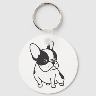 Porte-clés Maman de chiot Bouledogue Français sauvetage adopt