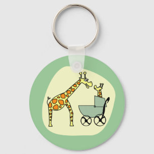 Porte-clés Maman de girafe et porte - clé de bébé