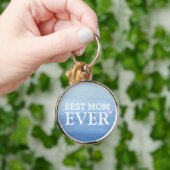 Porte-clés Maman de gradient d'aquarelle la meilleure de (Main)