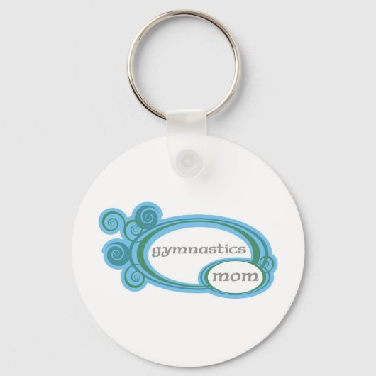 Porte-clés Maman de gymnastique (Recto)
