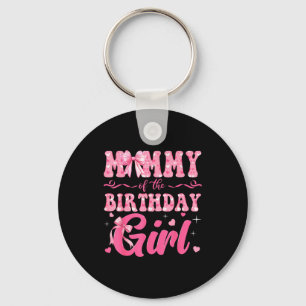 Porte-clés Maman de la fille d'anniversaire Famille Nk Nœud C
