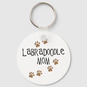 Porte-clés Maman de Labradoodle