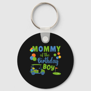 Porte-clés Maman De L'Anniversaire Boy Golf Sport Famille Mat