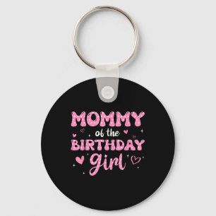 Porte-clés Maman De L'Anniversaire Rose Fille Correspondant F