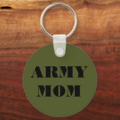 Porte-clés Maman de l'armée porte - clé (Recto)