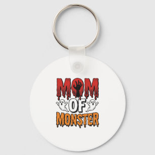 Porte-clés Maman de monstre vintage Halloween conception de t