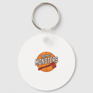 Porte-clés Maman de monstres Conception de maman de basket-ba