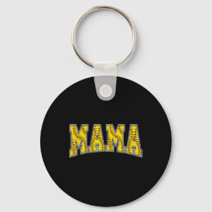 Porte-clés Maman de softball Maman de softball Fête des mères