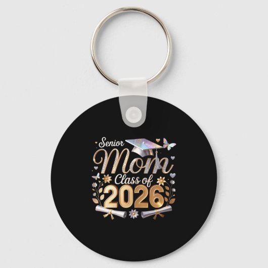 Porte-clés Maman de terminale promotion 2026 (Recto)