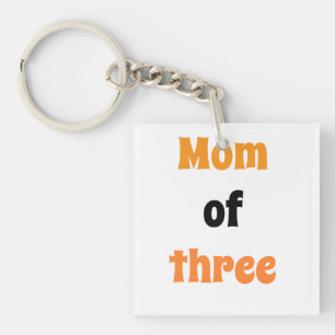 Porte-clés Maman de trois