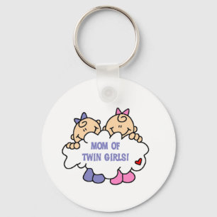 Porte-clés Maman de Twin Girls