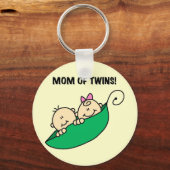Porte-clés Maman de Twins-Peas dans un Pod Tshirts et cadeaux (Recto)