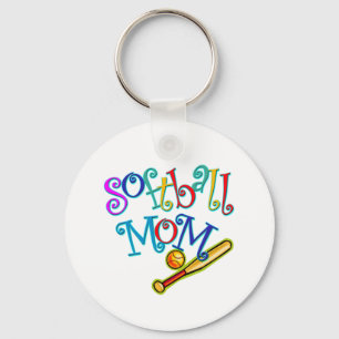 Porte-clés Maman du base-ball