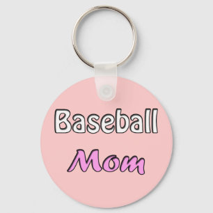 Porte-clés Maman du baseball