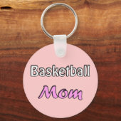 Porte-clés Maman du basket (Recto)