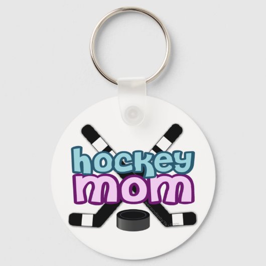 Porte-clés Maman du hockey (Recto)