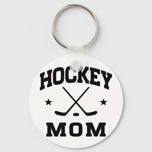 Porte-clés Maman du hockey (Recto)