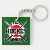 Porte-clés Maman du hockey (Dos)