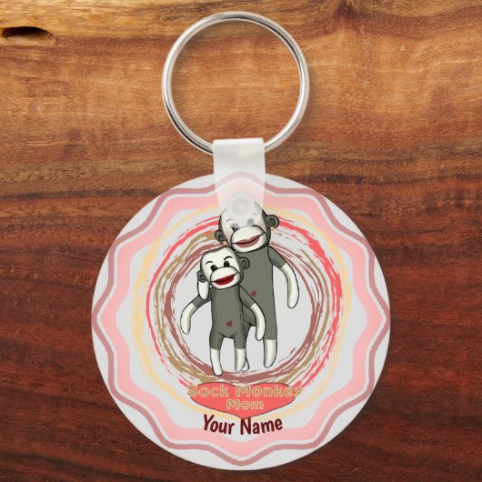 Porte-clés Maman du monkey (Recto)