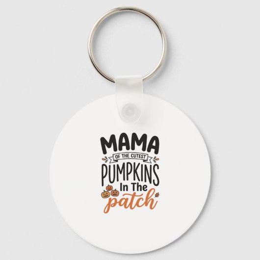 Porte-clés Maman du plus mignon Citrouilles Conception de mai (Recto)