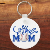 Porte-clés Maman du softball (Recto)