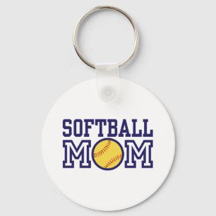 Porte-clés Maman du softball