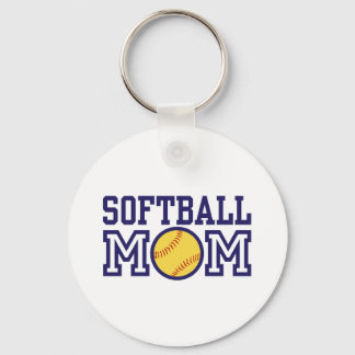 Porte-clés Maman du softball