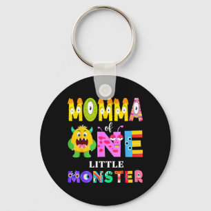 Porte-clés Maman d'un petit monstre Fête d'anniversaire de ga