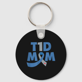 Porte-clés Maman fière d'un guerrier T1d diabétique diabète