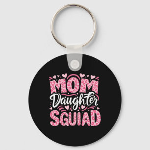 Porte-clés Maman Fille Squad Leopard Fête Des Mères Pour Gran