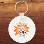 Porte-clés Maman Footballeur (Recto)