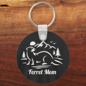 Porte-clés Maman Furet (Recto)