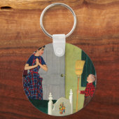 Porte-clés Maman, I Cleaned My Room ! (Recto)