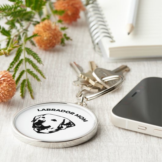 Porte-clés Maman Labrador (Côté)