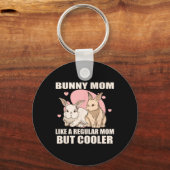 Porte-clés Maman Lapin Animal Rabbit Mère (Recto)