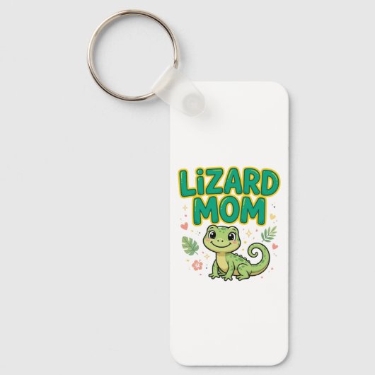 Porte-clés Maman Lézard (Recto)