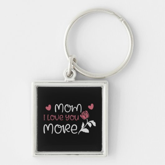 Porte-clés Maman - Maman je t'aime plus (Devant)