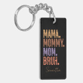Porte-clés Maman. Maman. Maman. Bruh (Devant gauche)
