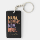 Porte-clés Maman. Maman. Maman. Bruh (Dos)