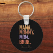 Porte-clés Maman. Maman. Maman. Bruh (Verso)