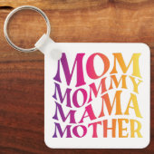 Porte-clés maman maman mère porte - clé (Recto)