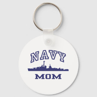 Porte-clés Maman marine