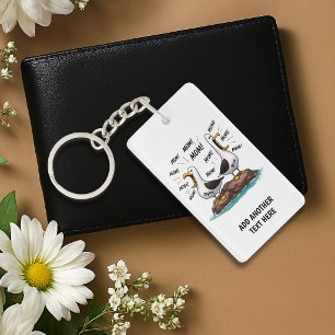 Porte-clés Maman Mouette Drôle Personnalisé